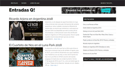 Desktop Screenshot of entradas.quelapaseslindo.com.ar